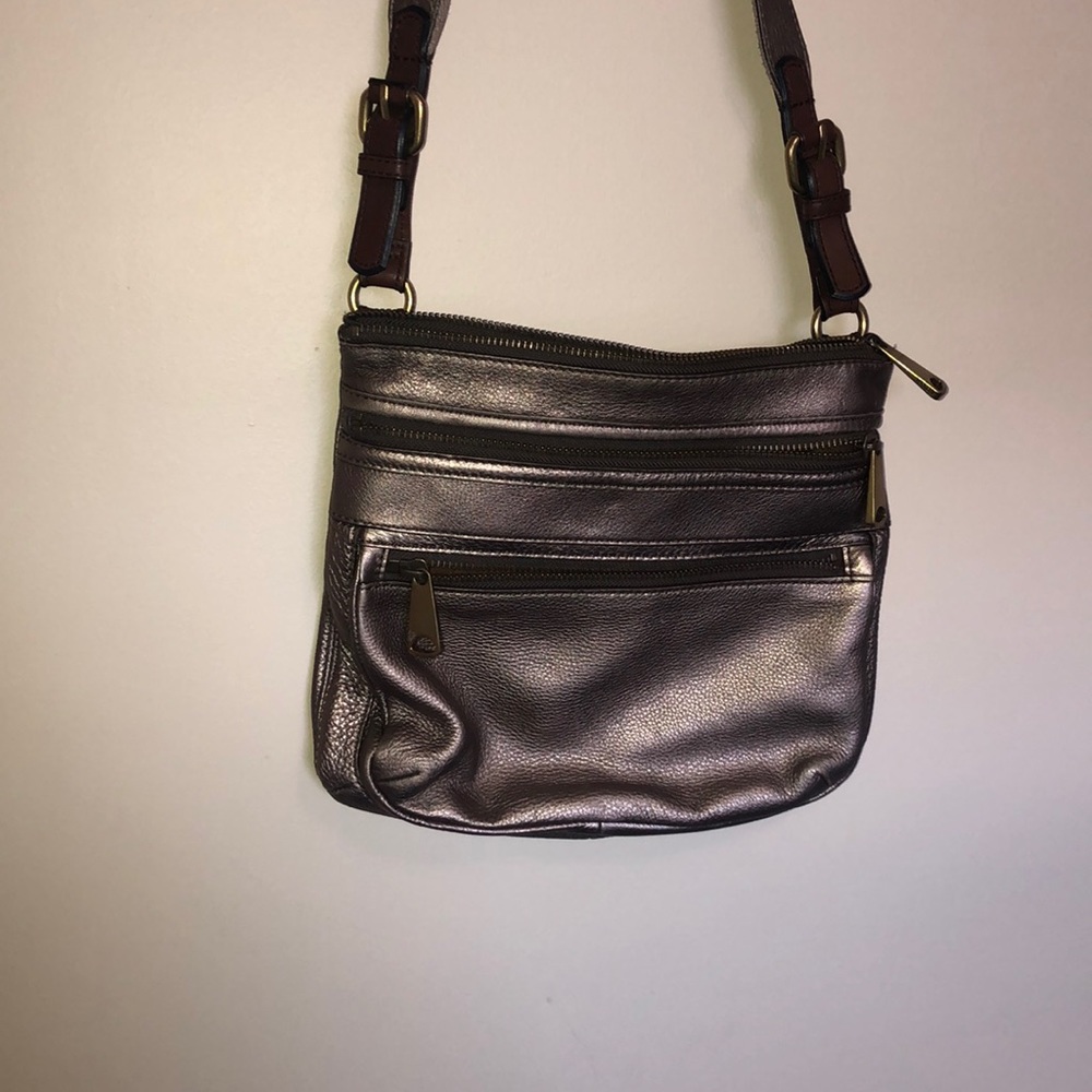 Gold fossil crossbody